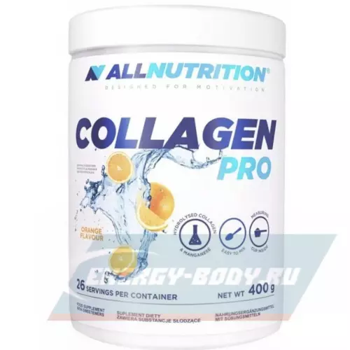 COLLAGEN All Nutrition Collagen Pro Апельсин, 400 г
