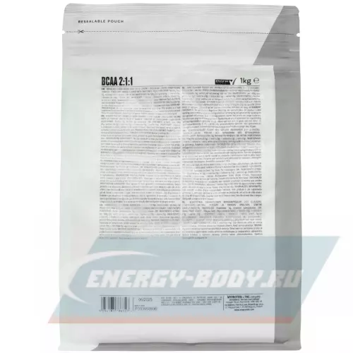 ВСАА Myprotein BCAA 2:1:1 Essential Персик-манго, 1000 г