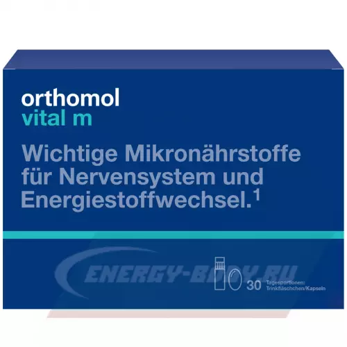  Orthomol Orthomol Vital m liquid Нейтральный, курс (жидкость+капсулы) 30 дней