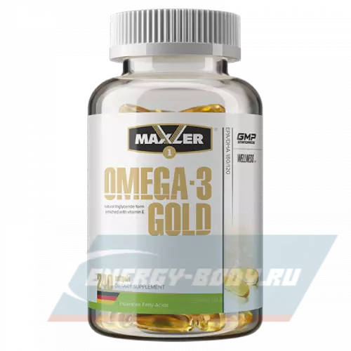 Omega 3 MAXLER Omega-3 Gold TG Нейтральный, 240 софтгель капсулы