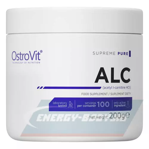 L-Карнитин OstroVit ALC Acetyl L-Carnitine 200 г