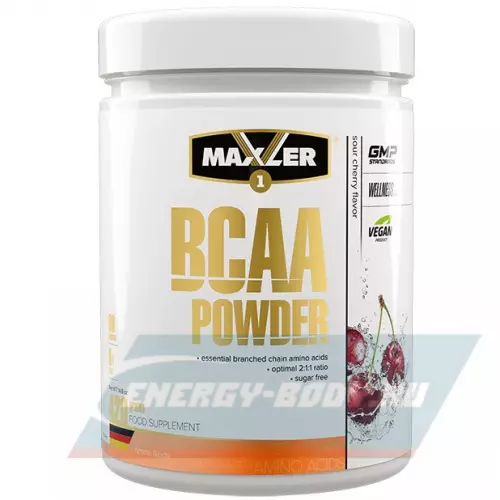 ВСАА MAXLER BCAA Powder 2:1:1 Sugar Free EU Кислая вишня, 420 г