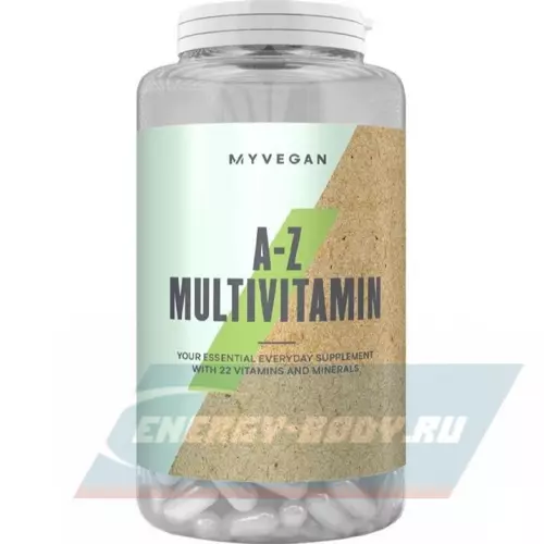  Myprotein Vegan A-Z Multivitamin Нейтральный, 180 вегетарианских капсул