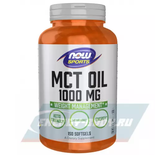 Omega 3 NOW FOODS MCT Oil 1000 mg 150 гелевые капсулы