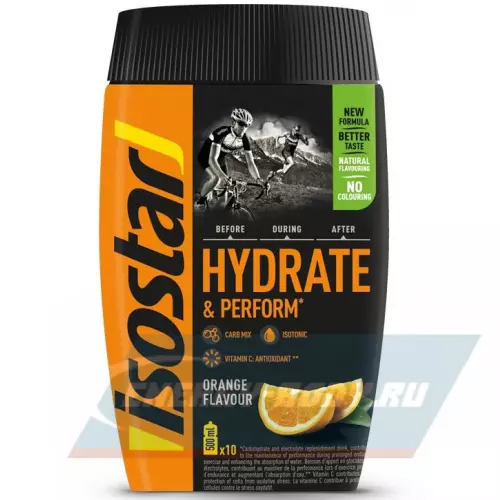  ISOSTAR Hydrate and Perform Powder Апельсин, 400 г