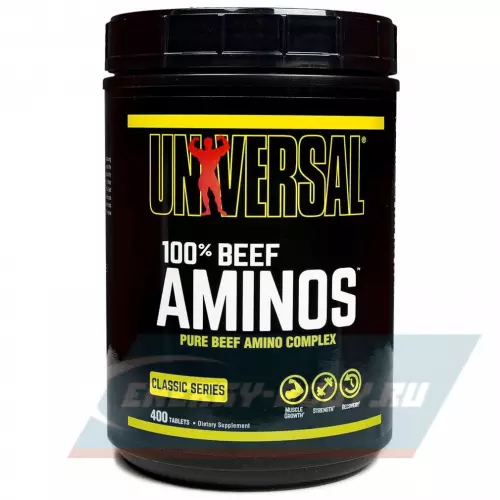 Аминокислотны UNIVERSAL NUTRITION 100% Beef Aminos 400 таблеток