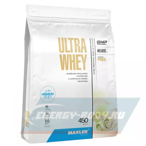  MAXLER Ultra Whey фисташка-белый шоколад, 450 г