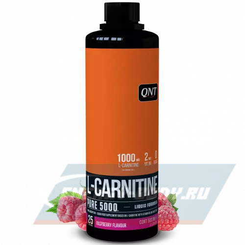 L-Карнитин QNT L-Carnitine Liquid 5000 Pure малина, 500 мл