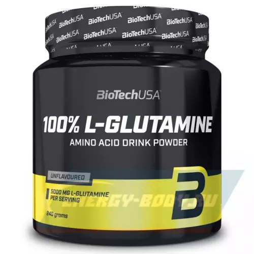Глютамин BiotechUSA 100% L-Glutamine 240 г