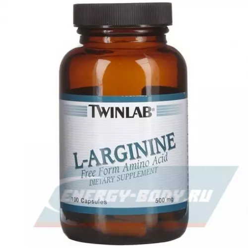 Аминокислотны Twinlab L-Arginine 500 mg (DUBL) 90 капсул