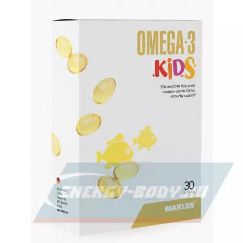  MAXLER Omega-3 Kids 30  гелевых капсул