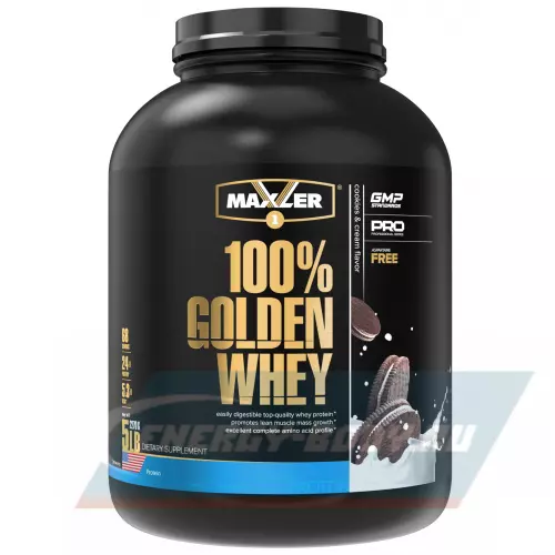  MAXLER 100% Golden Whey Печенье и крем, 2270 г