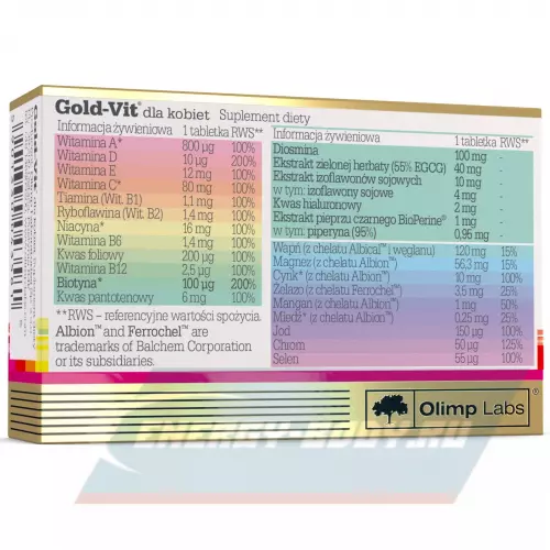  OLIMP Gold-Vit For Women 30 таб