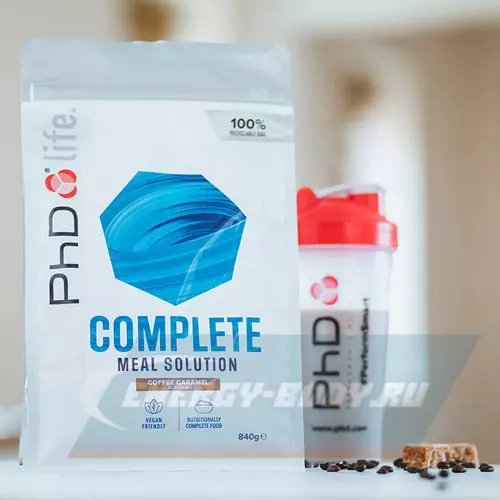  PhD Nutrition PHD POWDER LIFE, протеиновая смесь Кофе - карамель, 840