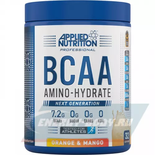 ВСАА Applied Nutrition BCAA Amino Hydrate Апельсин и манго, 450 г