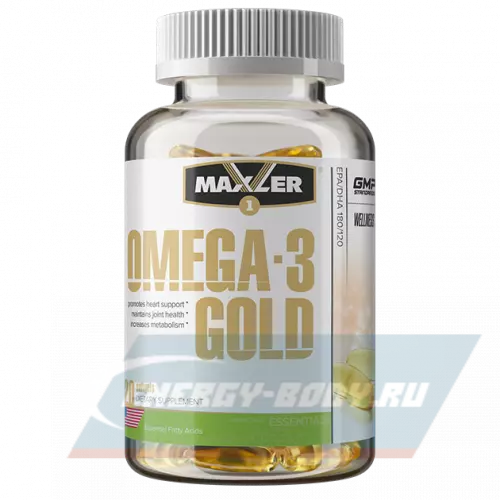 Omega 3 MAXLER Omega-3 Gold (USA) Нейтральный, 120 капсул