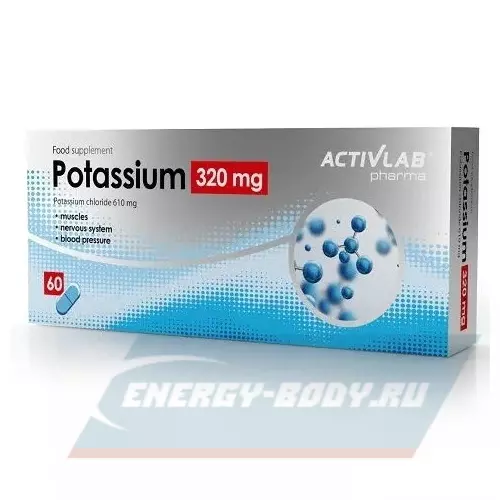Минералы ActivLab Potassium 60 капсул