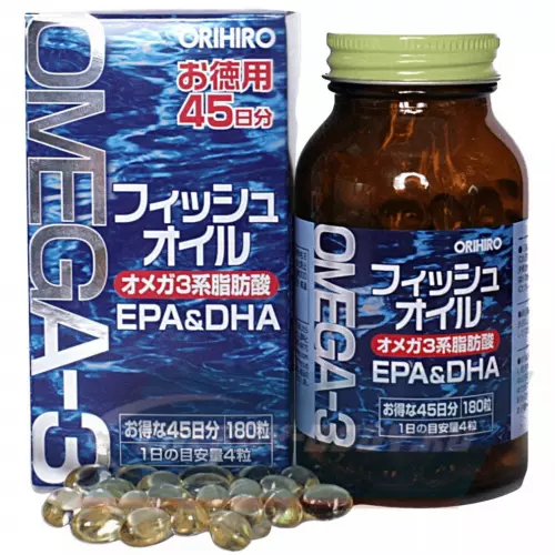 Omega 3 ORIHIRO Омега-3 180 капсул