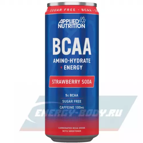 ВСАА Applied Nutrition BCAA - Functional Drink CANS Клубничная Содовая, 330 мл