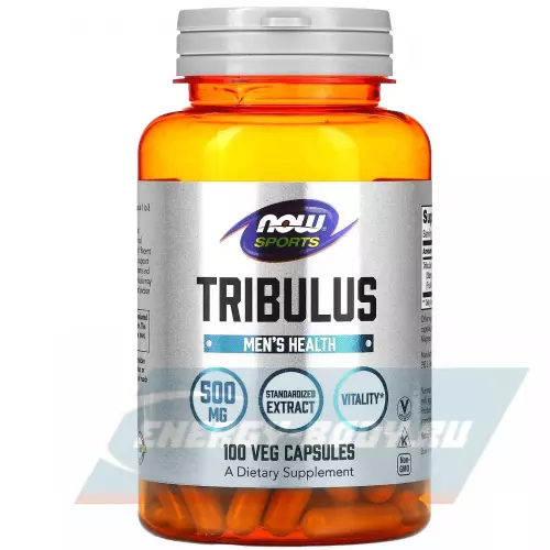  NOW FOODS Tribulus 500 mg Нейтральный, 100 Вегетарианские капсулы