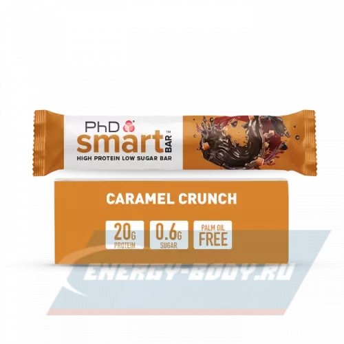 Батончик протеиновый PhD Nutrition Smart Bar Карамель, 64 г