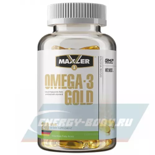 Omega 3 MAXLER Omega-3 Gold Нейтральный, 240 софтгель капсулы