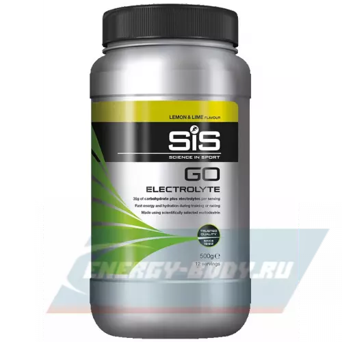  SCIENCE IN SPORT (SiS) GO Electrolyte Powder Лимон-Лайм, 500 г