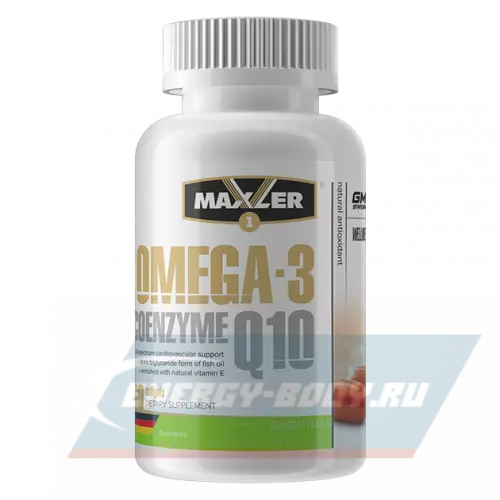 Omega 3 MAXLER Omega-3 Coenzyme Q10 Нейтральный, 60 софтгель капсула