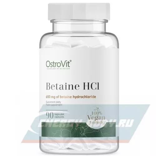  OstroVit Betaine HCl 90 веган капсул