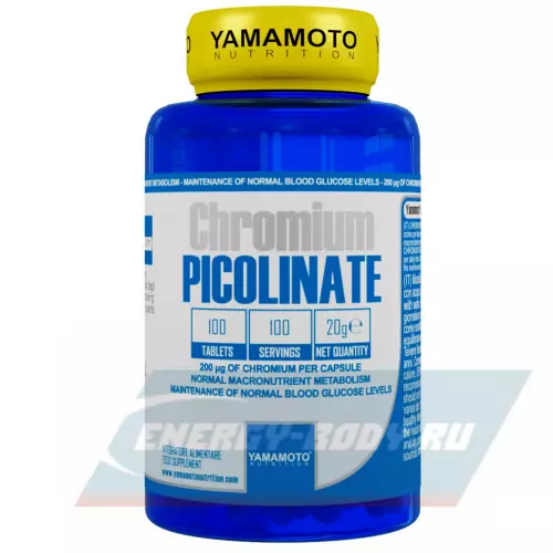 Минералы Yamamoto Chromium Picolinate 100 таблеток