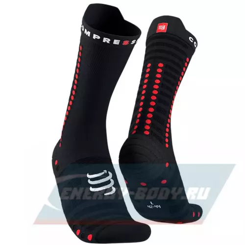  Compressport Носки Bike Ultralight V4 - Black/Red T2