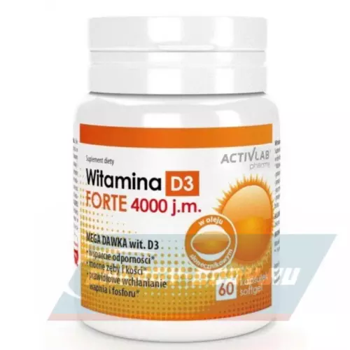  ActivLab Vitamina D3 Forte 4000IU 60 капсул