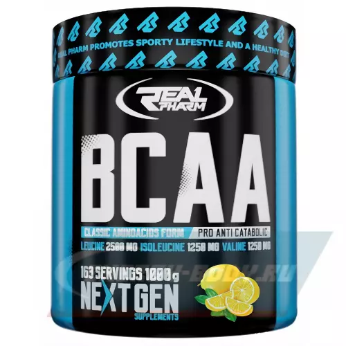 ВСАА Real Pharm BCAA Instant Лимон, 1000 г