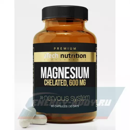  aTech Nutrition Magnesium Premium Нейтральный, 60 капсул