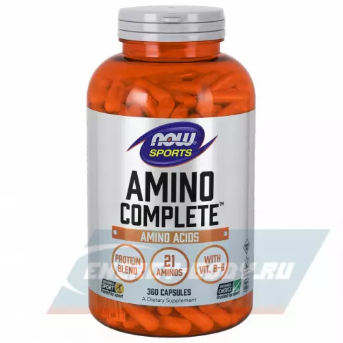 Аминокислотны NOW FOODS Amino Complete Нейтральный, 360 капсул