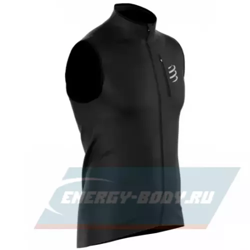  Compressport Жилет мужской Hurricane Windproof Black S