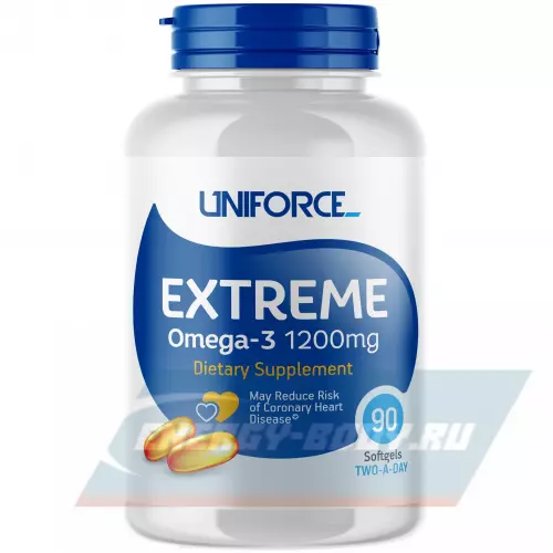 Omega 3 Uniforce Extreme Omega-3 1200 mg 90 капсул