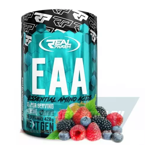 Аминокислотны Real Pharm EAA Powder Лесные ягоды, 420 г