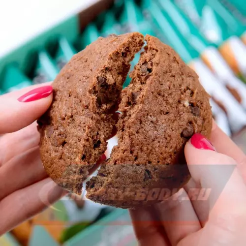 Батончик протеиновый Bombbar Овсяное fitness печенье Шоколад-мята, 3 х 40 г