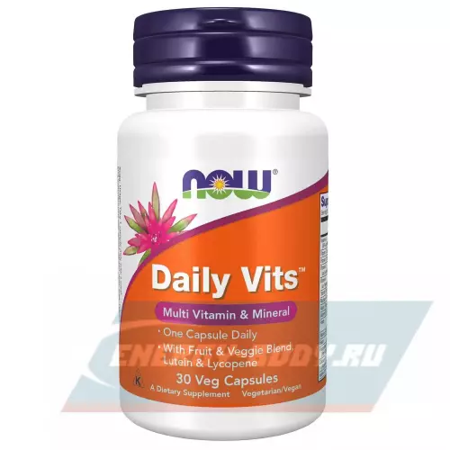  NOW FOODS Daily Vits Multi 30 веган капсул