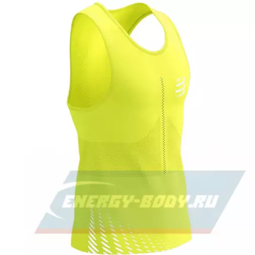  Compressport Майка Pro Racing Singlet V2 Evening Primrose/White S