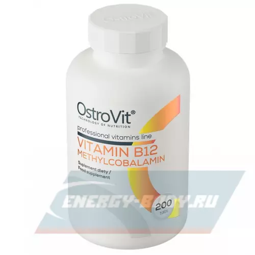  OstroVit Vitamin B12 Methylcobalamin 200 таблеток