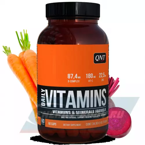  QNT Daily Vitamins Нейтральный, 60 капсул