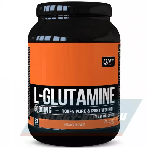 Глютамин QNT L-Glutamine 6000 Нейтральный, 500 г
