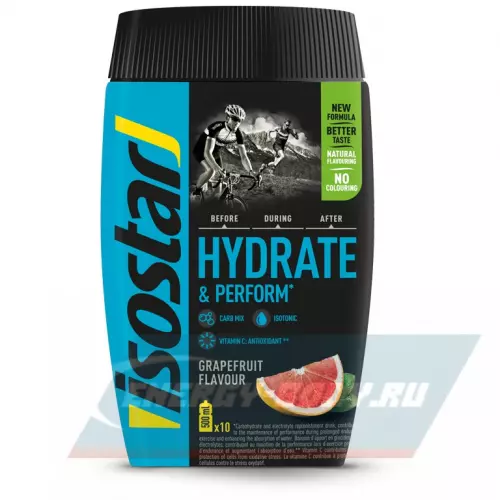  ISOSTAR Hydrate and Perform Powder Грейпфрут, 400 г