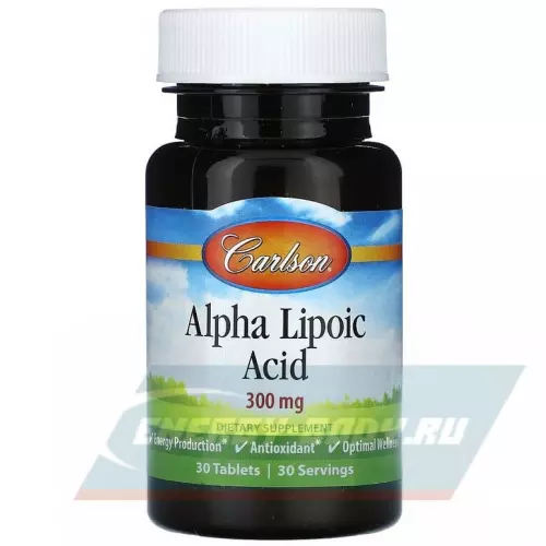  Carlson Labs Alpha Lipoic 30 таблеток