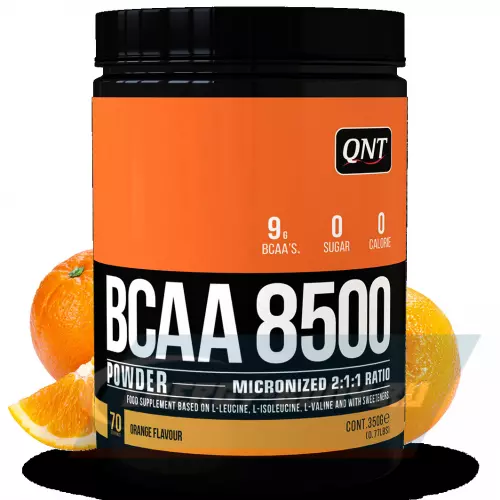 ВСАА QNT BCAA 8500 Powder 2:1:1 Апельсин, 350 г