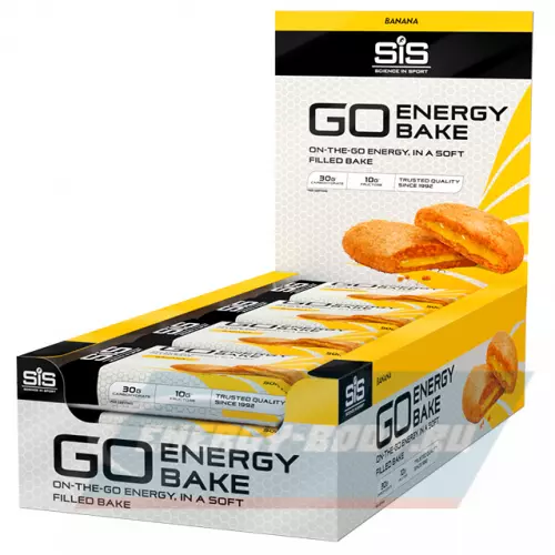Батончик энергетический SCIENCE IN SPORT (SiS) GO Energy Bake 12х50 гр, Банан