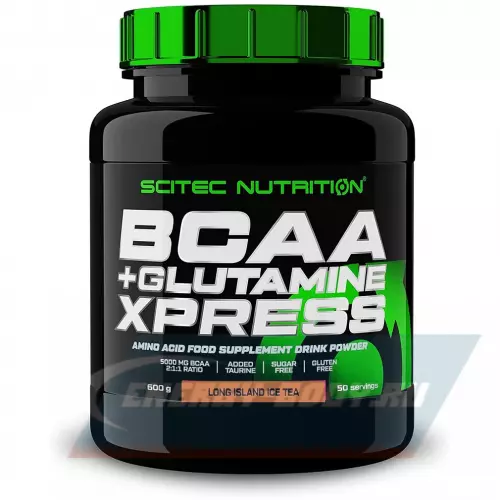 ВСАА Scitec Nutrition BCAA + Glutamine Xpress 2:1:1 Лонг Айленд, 600 г