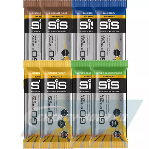 Батончик энергетический SCIENCE IN SPORT (SiS) GO Energy Mini Bar Mix, 8 батончиков